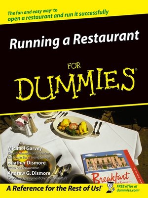 Running a Restaurant For Dummies - ebook